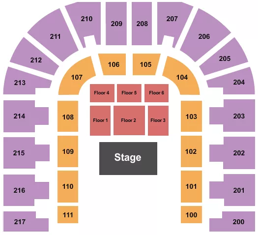 HALFHOUSE 2 Seating Map Seating Chart