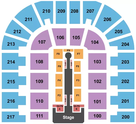 JENNIFER LOPEZ Seating Map Seating Chart