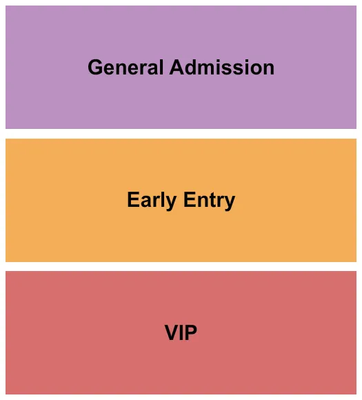 BIG DADDY WEAVE Seating Map Seating Chart