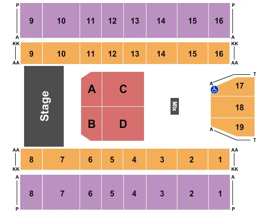 CIRQUE Seating Map Seating Chart