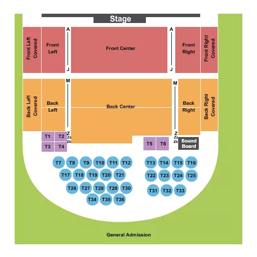 ENDSTAGE 4 Seating Map Seating Chart
