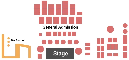 END STAGE Seating Map Seating Chart