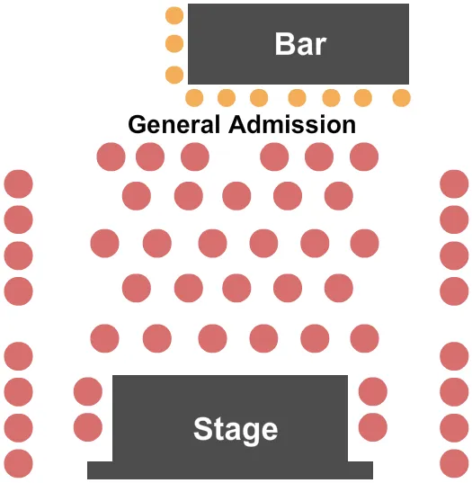 END STAGE Seating Map Seating Chart