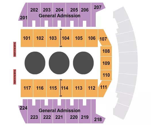 CIRCUS Seating Map Seating Chart