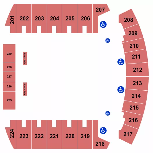HOT WHEELS MONSTER TRUCKS Seating Map Seating Chart
