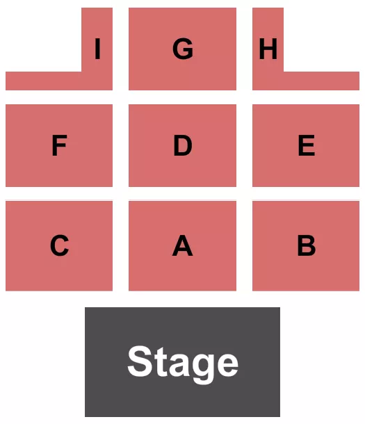 ENDSTAGE PIT Seating Map Seating Chart