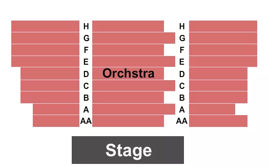 ENDSTAGE ORCH ONLY Seating Map Seating Chart