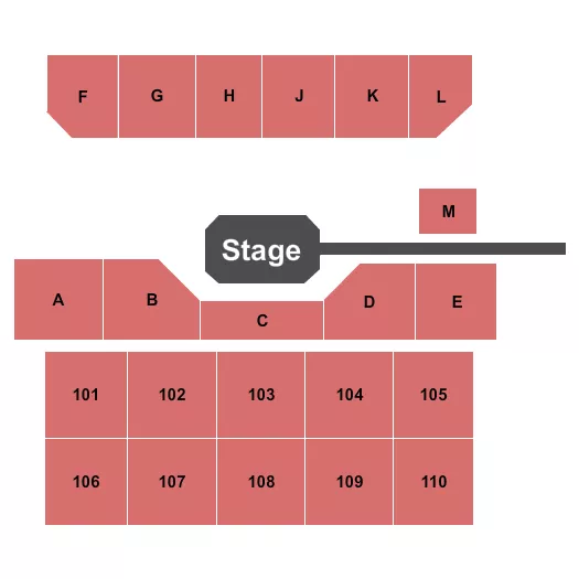 POWER SLAP Seating Map Seating Chart
