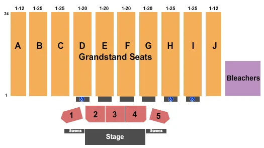 ENDSTAGE 3 Seating Map Seating Chart