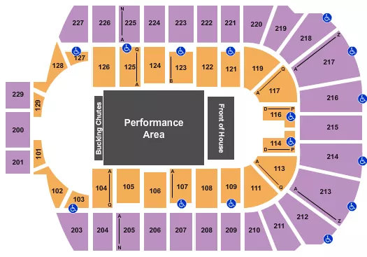 PBR Seating Map Seating Chart