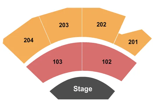 END STAGE Seating Map Seating Chart