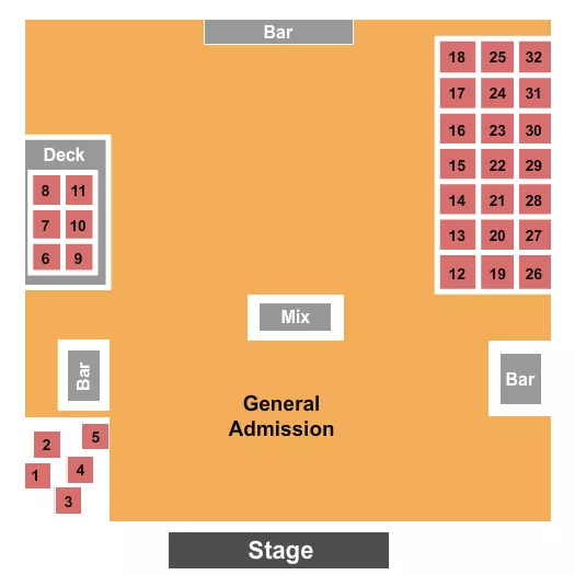 BLUE NOTE HARRISON RSV TABLES GA 3 Seating Map Seating Chart