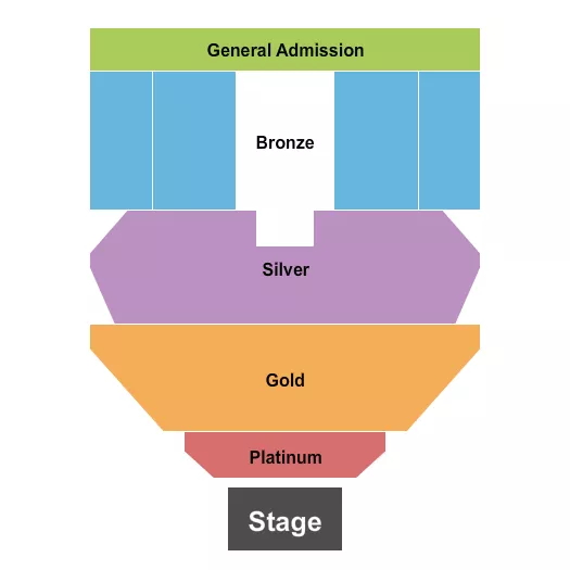 ENDSTAGE Seating Map Seating Chart