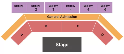 ENDSTAGE 2 Seating Map Seating Chart