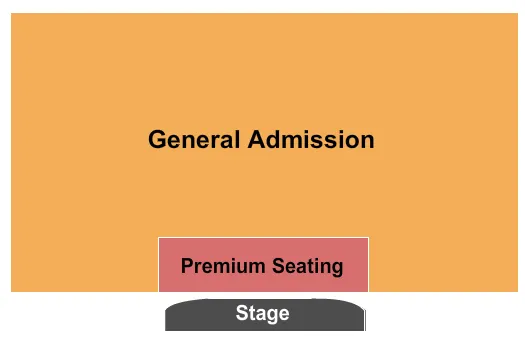 GA PREMIUM Seating Map Seating Chart