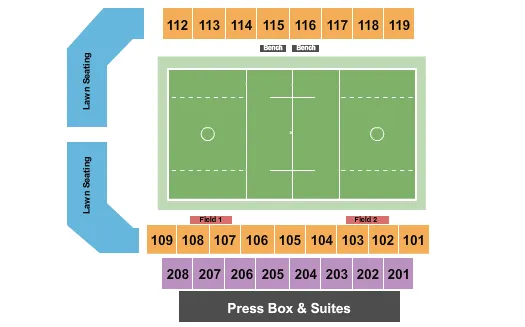 LACROSSE Seating Map Seating Chart