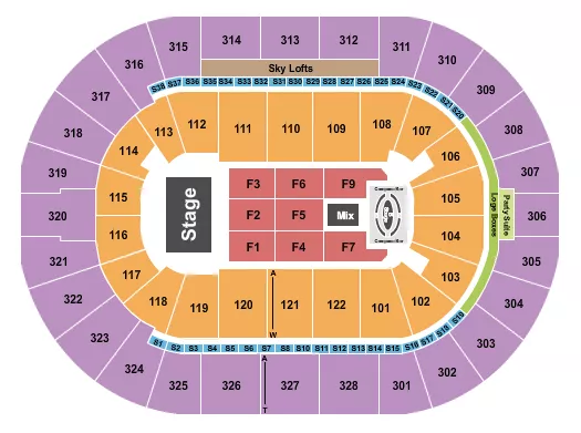 CARIN LEON Seating Map Seating Chart