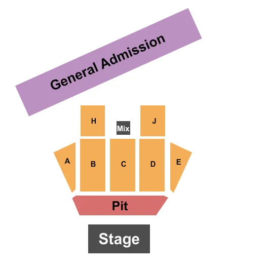 WEEZER Seating Map Seating Chart