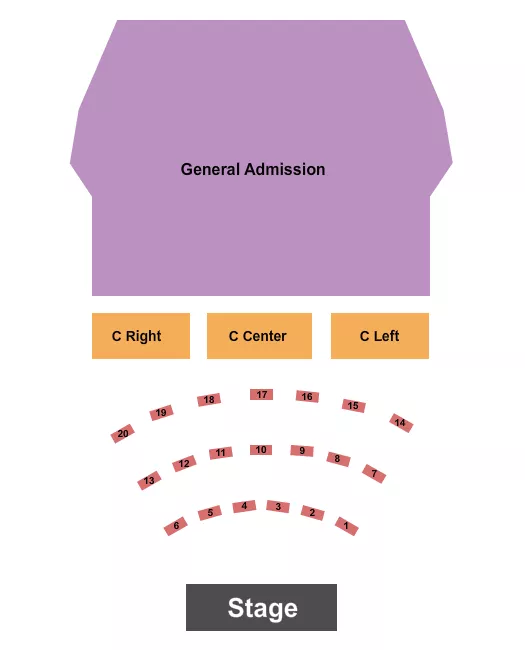 BOXING 2 Seating Map Seating Chart