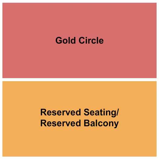 GOLD CIRCLE RESERVED SEATING RESERVED BALCONY Seating Map Seating Chart