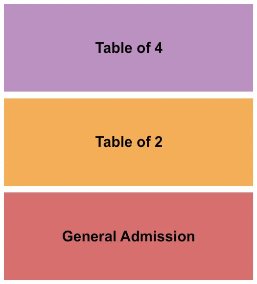 BOURBON THEATRE NE GA TABLE24 Seating Map Seating Chart
