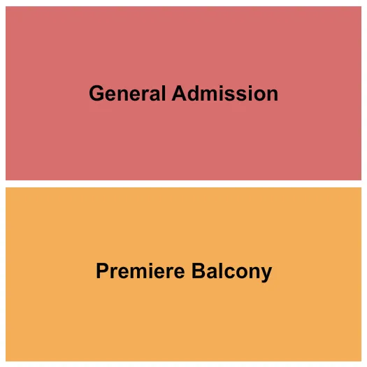 BOURBON THEATRE NE GA PREM BALC Seating Map Seating Chart