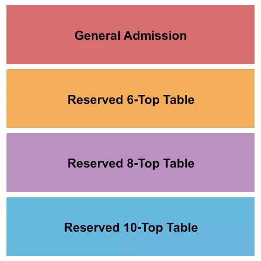GA TABLES 2 Seating Map Seating Chart