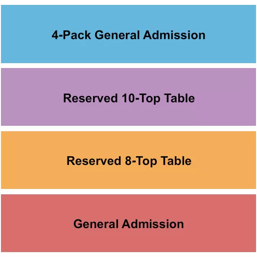 GA TABLES Seating Map Seating Chart
