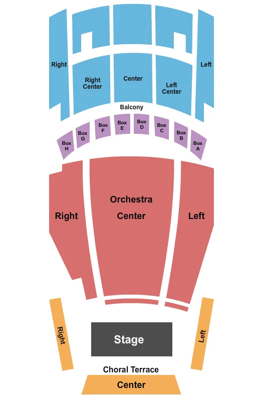ENDSTAGE Seating Map Seating Chart