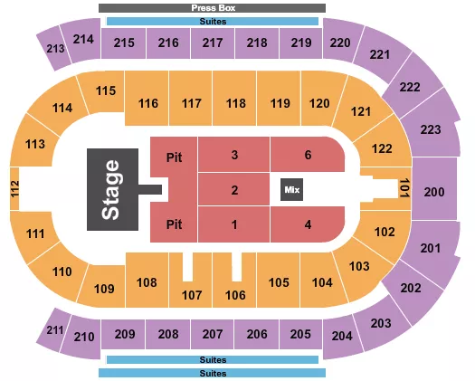DARIUS RUCKER Seating Map Seating Chart