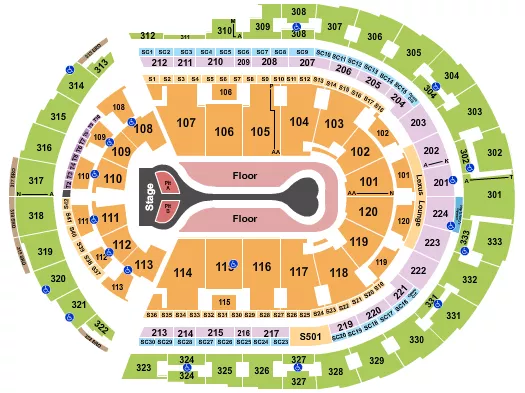 BENSON BOONE Seating Map Seating Chart
