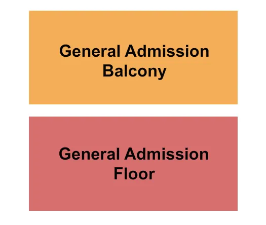 GA FLOOR GA BALCONY Seating Map Seating Chart