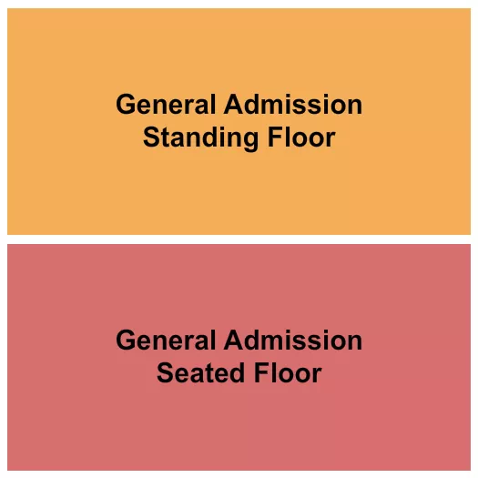 GA STANDING GA SEATED Seating Map Seating Chart