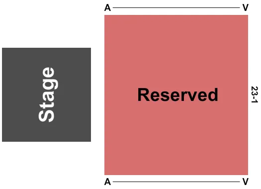 RESERVED Seating Map Seating Chart