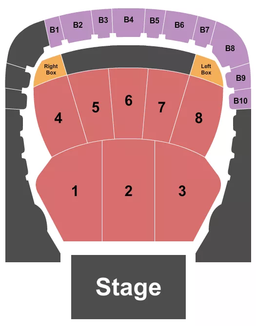 ENDSTAGE Seating Map Seating Chart