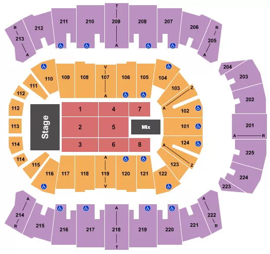 TSO Seating Map Seating Chart