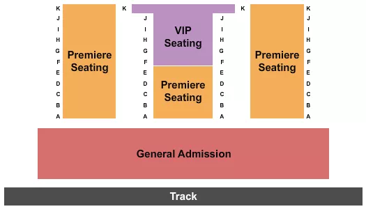BUCK MOTORSPORTS PARK ENTERTAINMENT COMPLEX ENDSTAGE 2 Seating Map Seating Chart