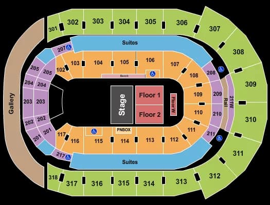 HALF HOUSE Seating Map Seating Chart
