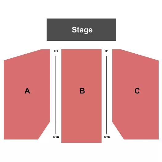 ENDSTAGE 5 Seating Map Seating Chart
