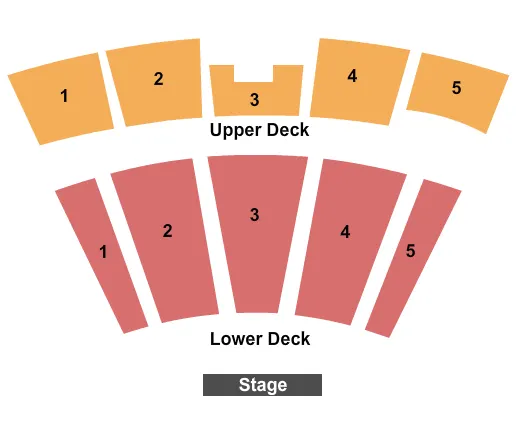 END STAGE Seating Map Seating Chart