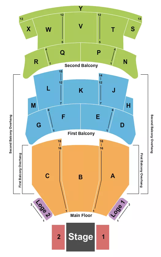 WRESTLING Seating Map Seating Chart