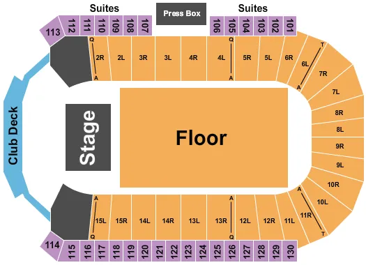 DAVIDO DMW Seating Map Seating Chart