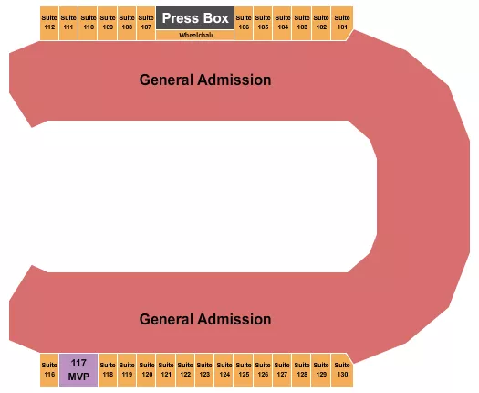 VARSITY SPIRIT Seating Map Seating Chart
