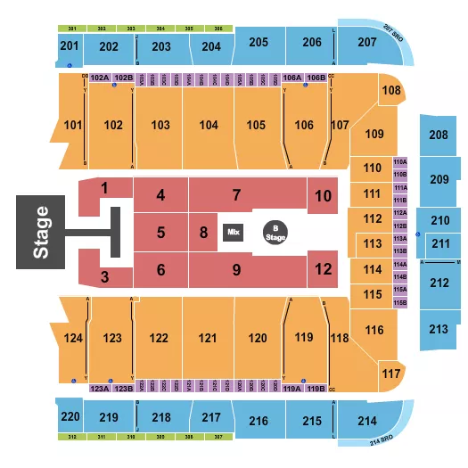 DESCENDANTS ZOMBIES Seating Map Seating Chart