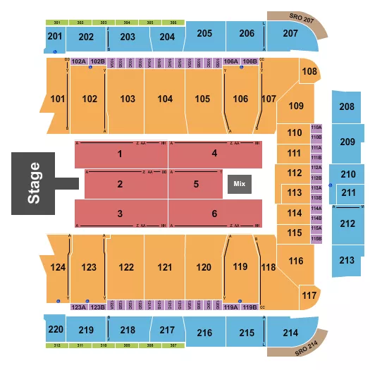 DON OMAR Seating Map Seating Chart
