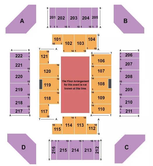 GENERIC FLOOR Seating Map Seating Chart