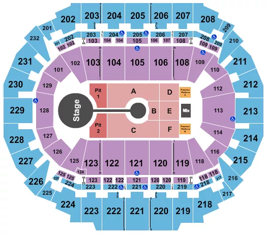 BRANDON LAKE Seating Map Seating Chart