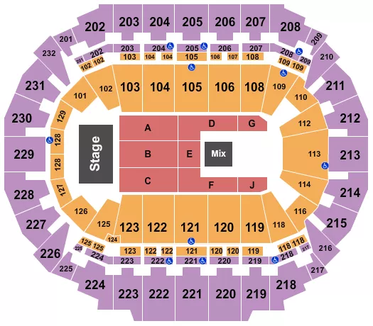 ENDSTAGE 2 Seating Map Seating Chart