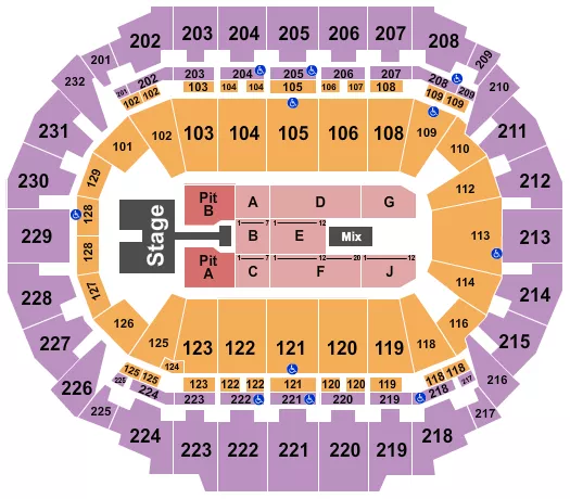 KELSEA BALLERINI Seating Map Seating Chart