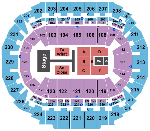 TATE MCRAE Seating Map Seating Chart